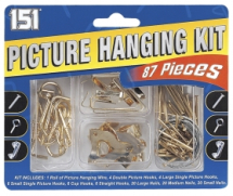 151 Decorating 87pc Picture Hanging Kit